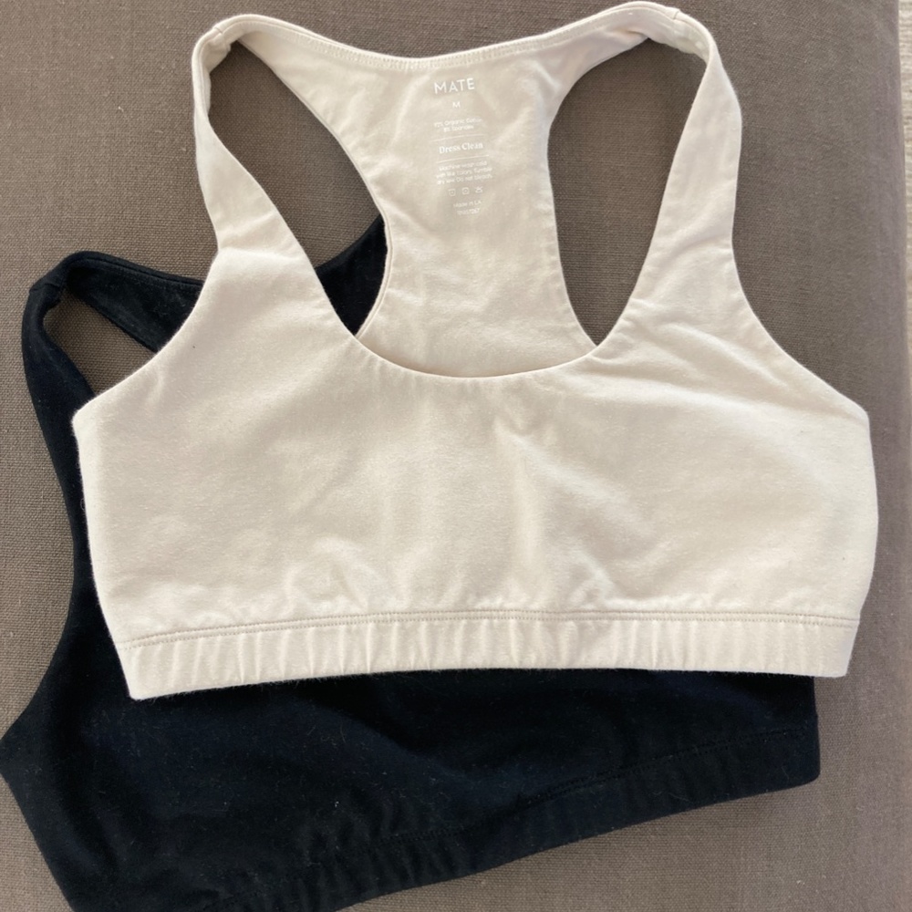 MATE the Label Organic Sports Bra - Set of 2 - NWOT